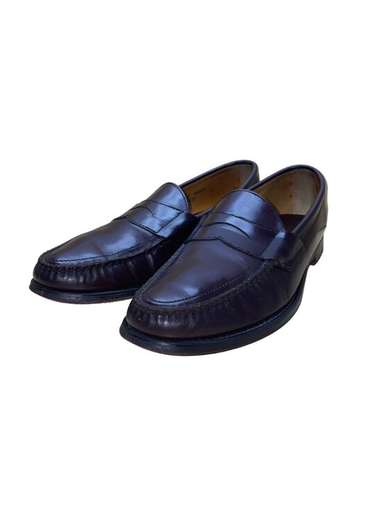 Sebago Men’s Burgundy Leather Handsewn Loafers Slip-On Dress Shoes Size 12 C main image 5